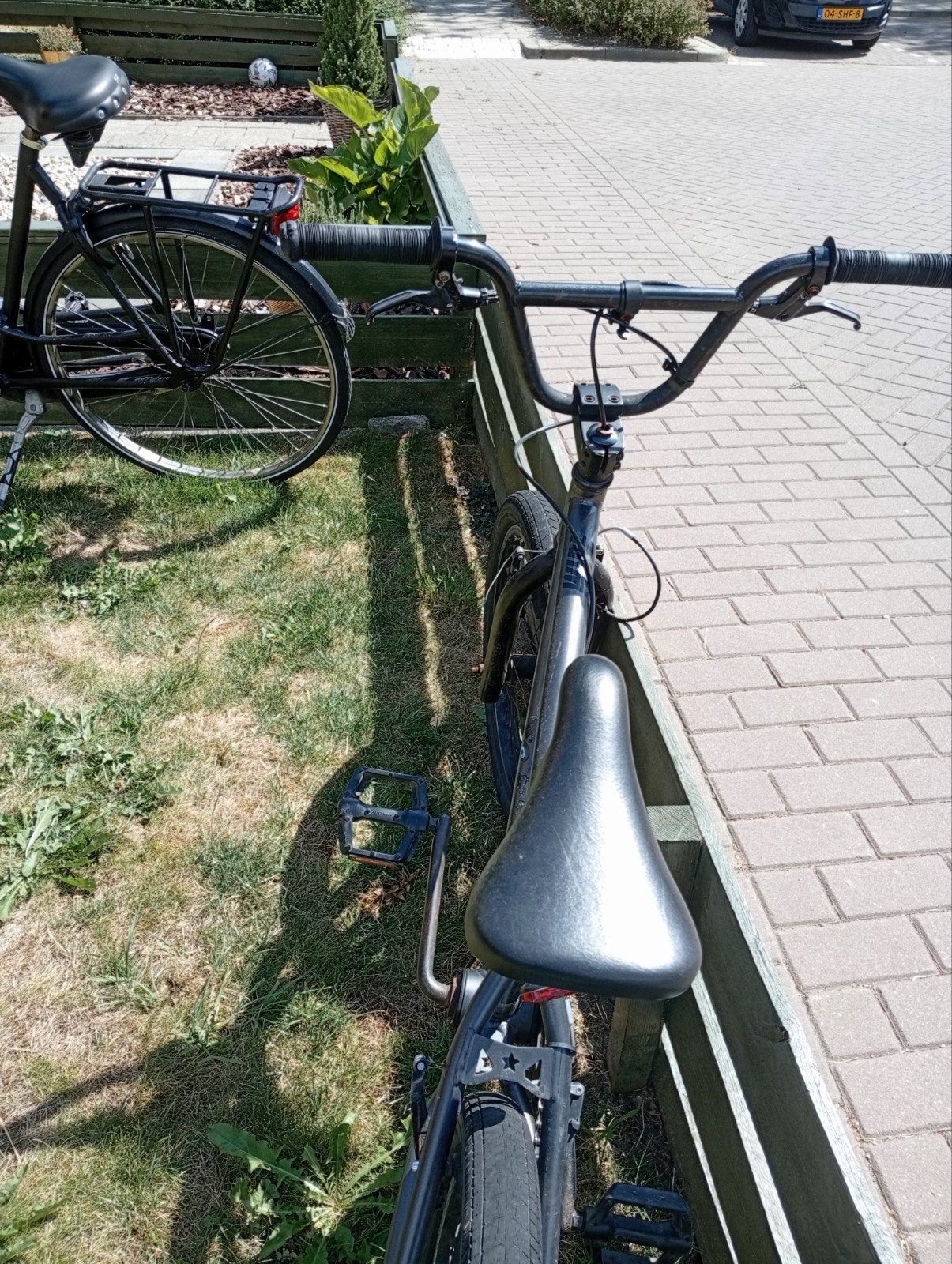 Grijze BMX fiets - remmen defect, Ophalen, Staal, Onbekend, Schijfrem