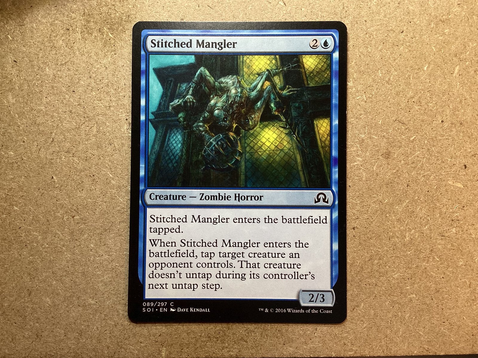 1x Stitched Mangler [089/297] (Excellent), Ophalen of Verzenden, Zo goed als nieuw, Losse kaart