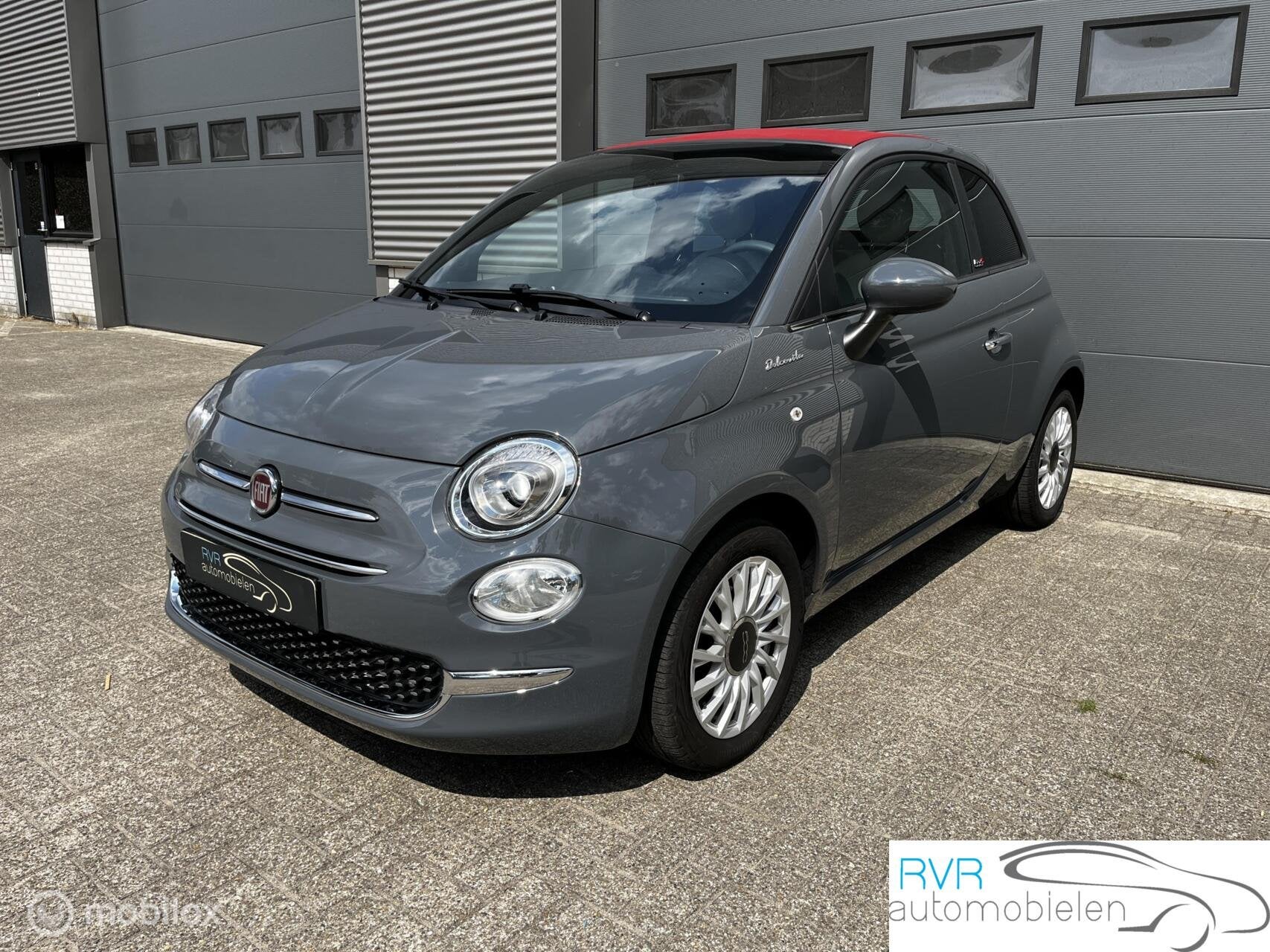 Fiat 500 C 1.0 Hybrid Dolcevita, Auto's, Voorwielaandrijving, Gebruikt, Zwart, Cabriolet