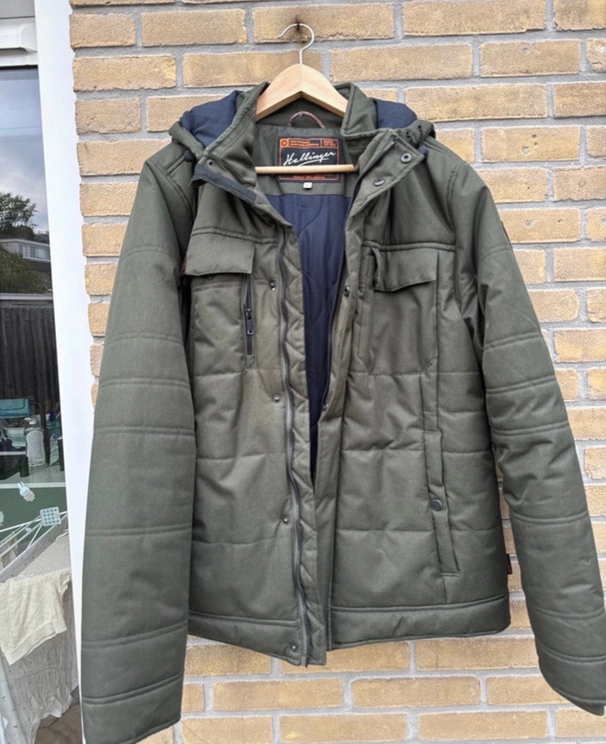 Hallinger Expedition Parka - Groen - Maat XL, Ophalen of Verzenden, Zo goed als nieuw, Maat 56/58 (XL), Groen