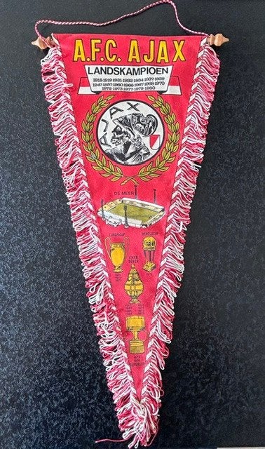 Vintage Ajax-vaantje, Ophalen of Verzenden, Zo goed als nieuw, Ajax, Vaantje of Sjaal