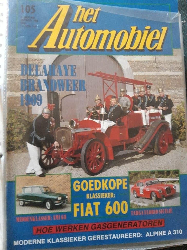 Het Automobiel 105 - Delahaye - Fiat - Citroën -Alpine, Ford, Boeken, Auto's | Folders en Tijdschriften, Ophalen of Verzenden