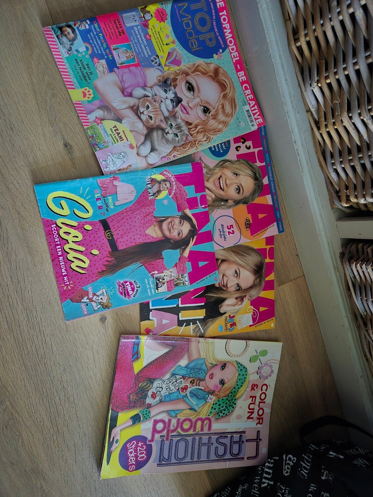 Tijdschriftenpakket: Topmodel, Tina, Fashion World, Boeken, Ophalen, Gelezen, Damesbladen