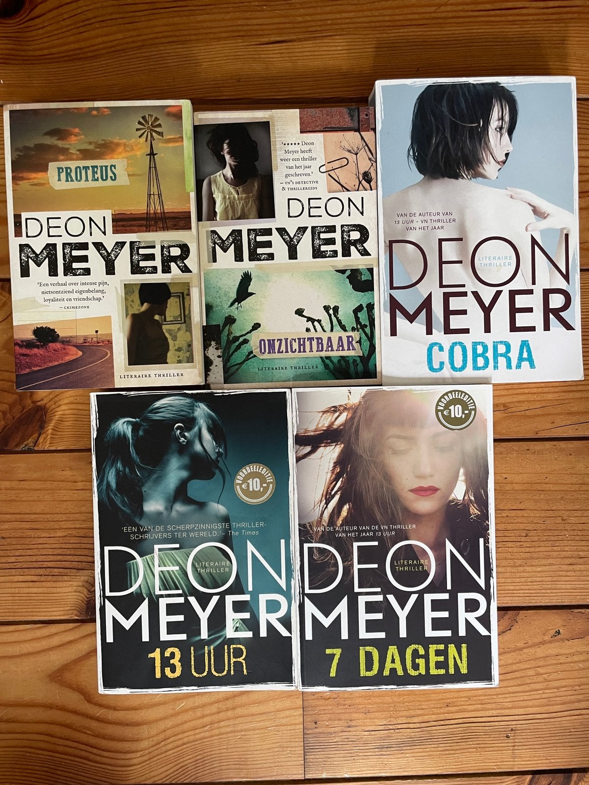 5x Deon Meyer, Ophalen, Zo goed als nieuw