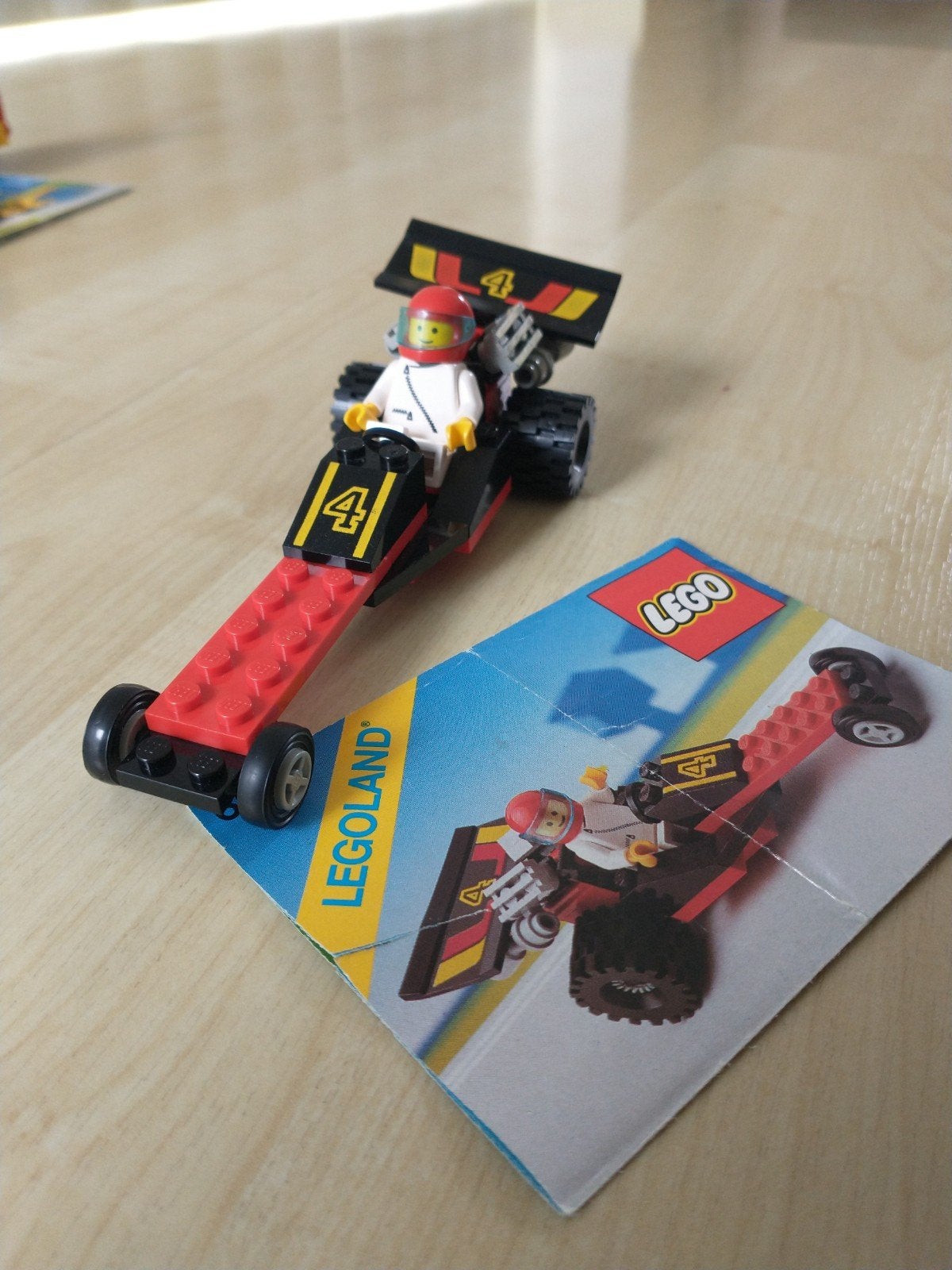 Lego Legoland 6526 Formule 1 Raceauto met Coureur - Vintage, Gebruikt, Lego, Ophalen of Verzenden, Complete set