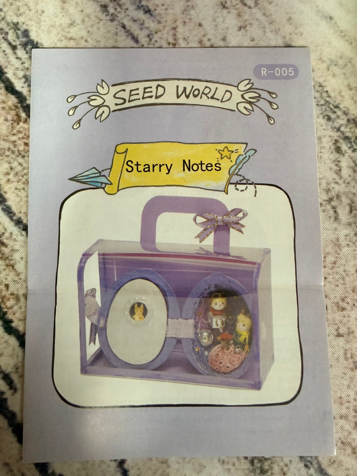 *Seed world walnut shell miniature starry notes diy*, Ophalen of Verzenden, Nieuw, Knutselwerk