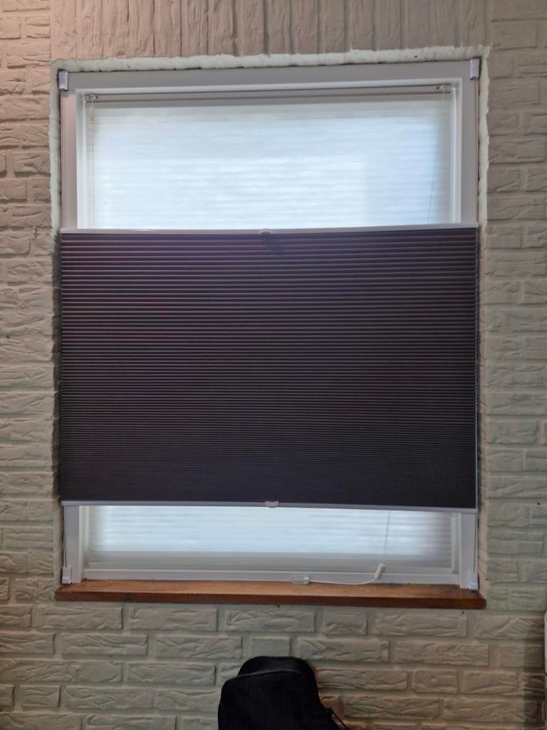 Plissé gordijn in 3 verschillende maten, Gebruikt, 100 tot 150 cm, Grijs, 50 tot 100 cm