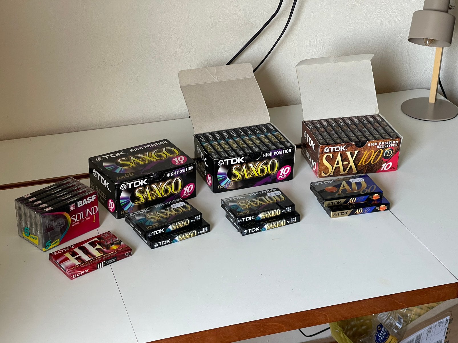 Partij NOS TDK Type 2 Cassettes & More, Overige genres, Ophalen of Verzenden, Met bewaardoos, rek of koffer, Nieuw in verpakking