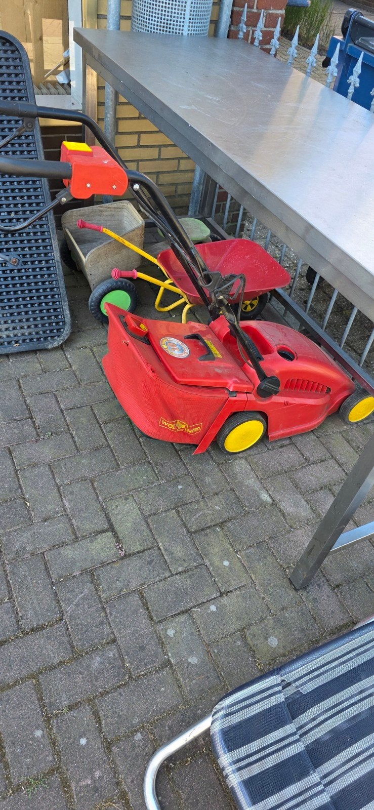 Wolf-Garten elektrische grasmaaier, Ophalen, Cirkelmaaier, Gebruikt, Elektrische grasmaaier