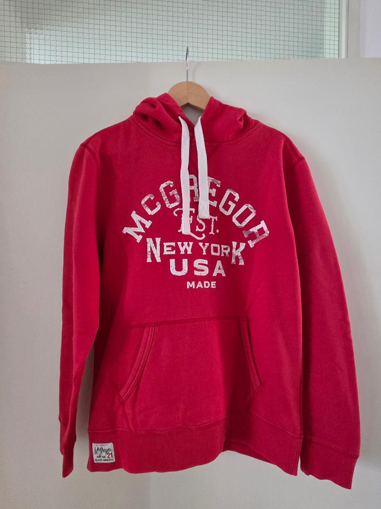 McGregor heren hoodie - kleur rood, Kleding | Heren, Truien en Vesten, Ophalen of Verzenden, Zo goed als nieuw, Rood, McGregor