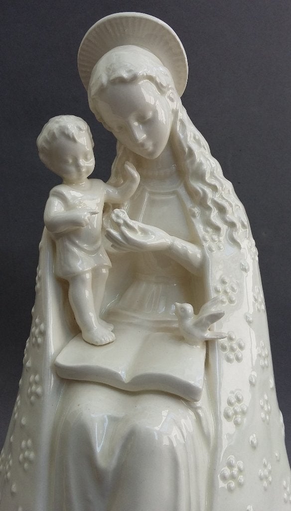 Omstreeks 1950 GROOT Goebel Beeld Maria Kind Mantel Madonna, Ophalen of Verzenden