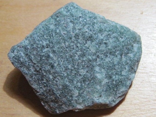 min. 3x ruwe edelsteen GROENE AVENTURIJN (9), Verzenden, Mineraal