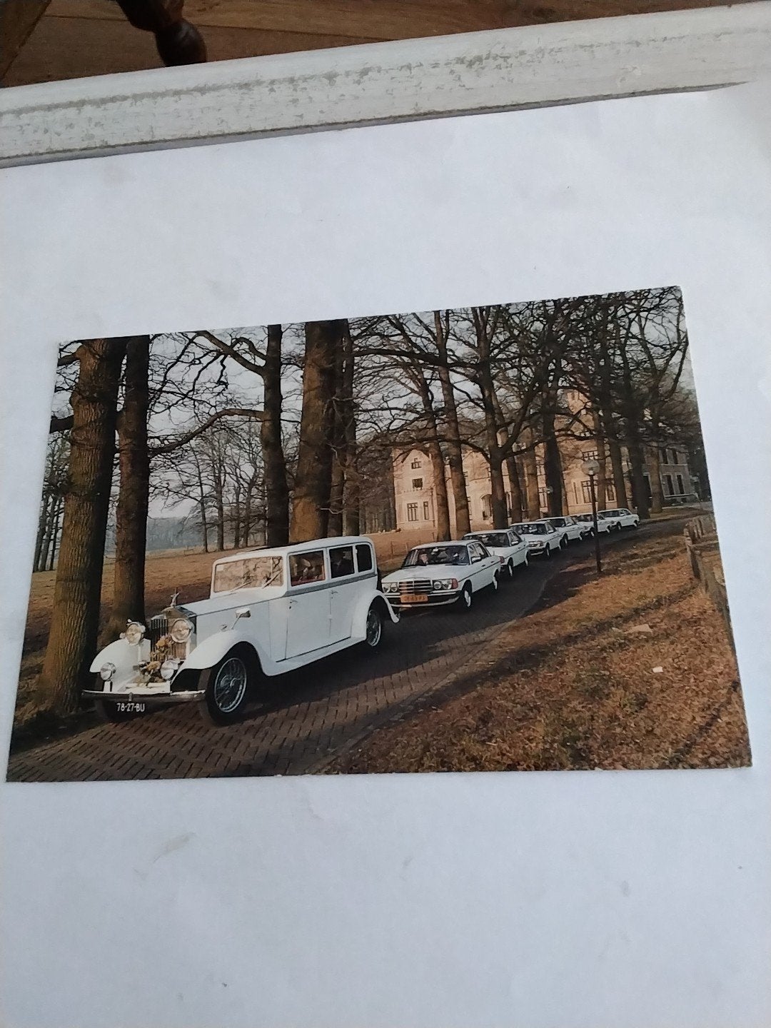 Oude ansichtkaart Taxi Gomes Barneveld Rolls Royce, Ophalen of Verzenden, 1960 tot 1980, Ongelopen
