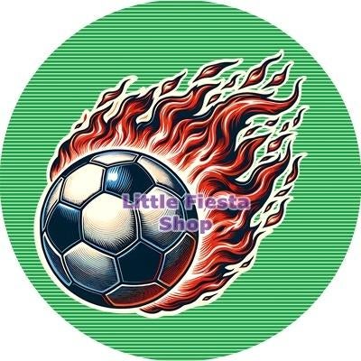 L2049 ouwel voetbal 20x4,7cm eetbare cupcake rondjes, Hobby en Vrije tijd, Taarten en Cupcakes maken, Nieuw, Versiering, Cupcakes