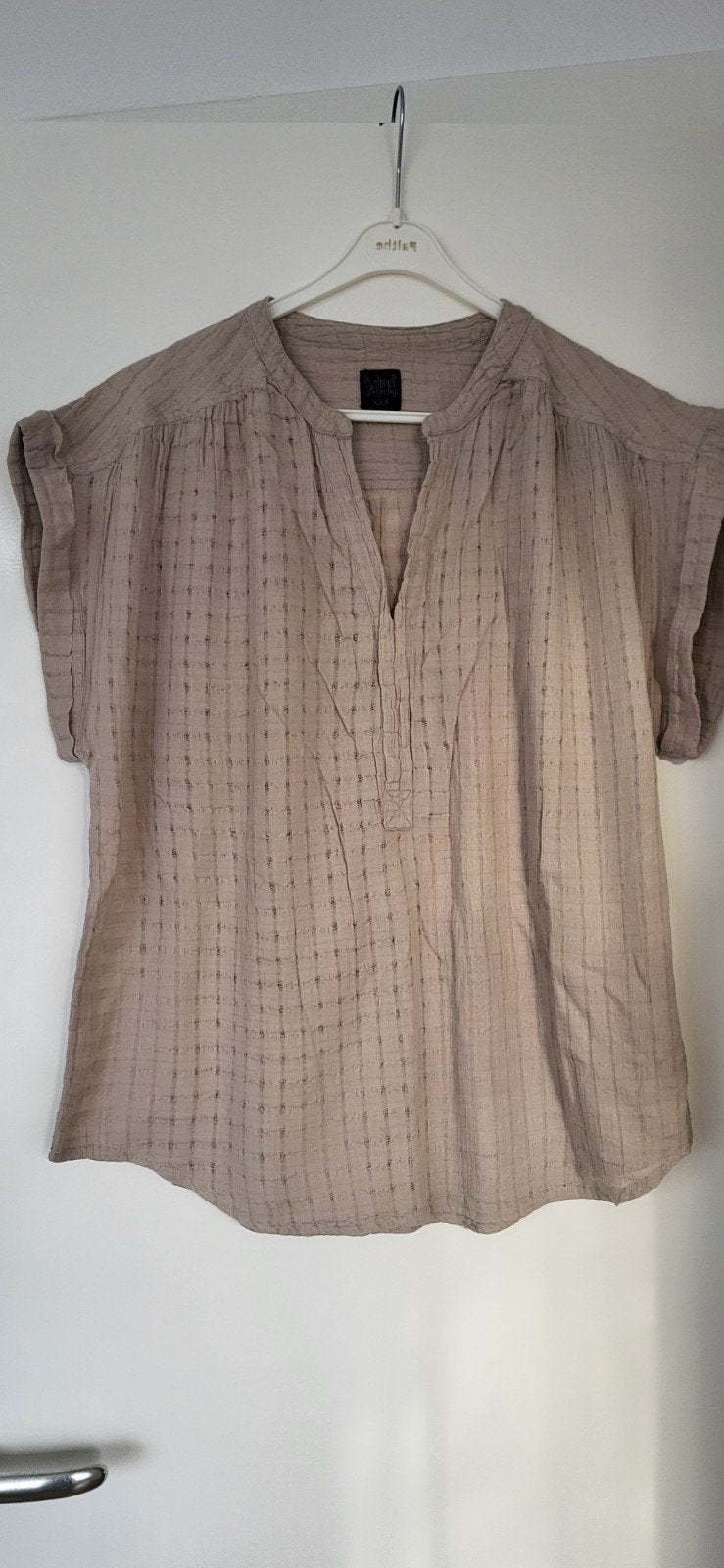 Swildens blouse, maat M, zo goed als nieuw, Maat 38/40 (M), Beige, Ophalen of Verzenden, Zo goed als nieuw