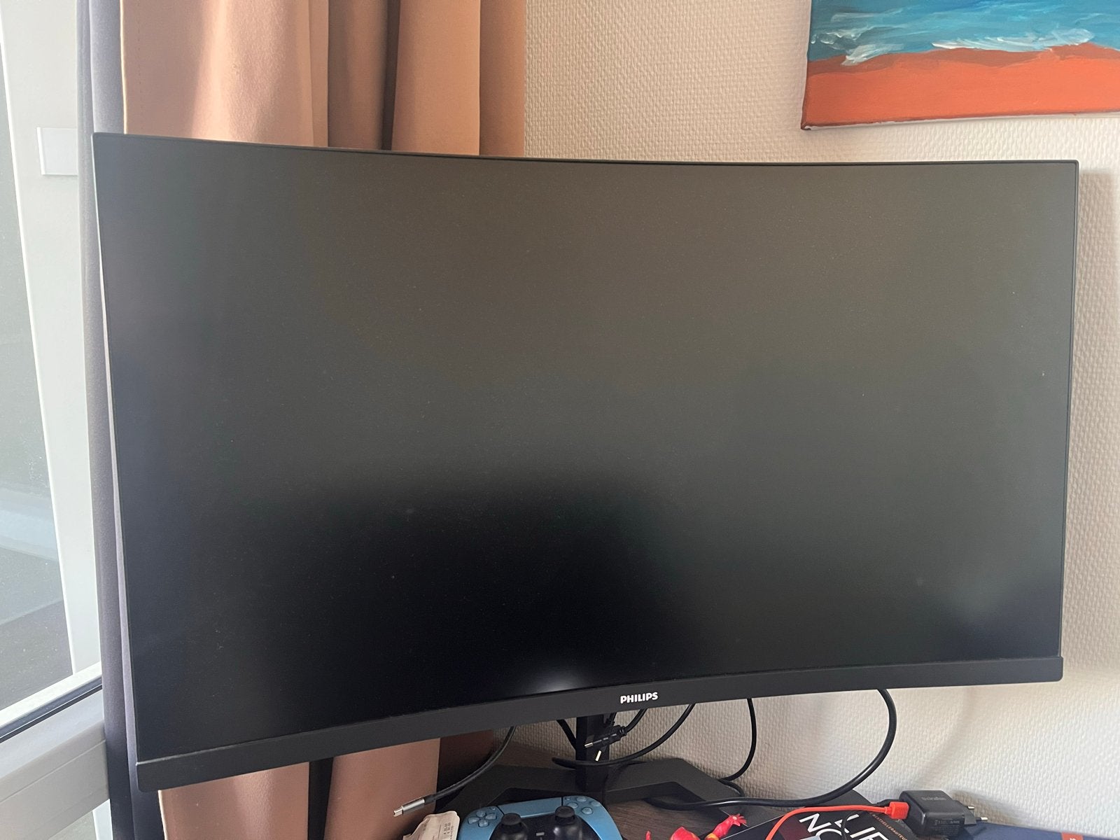 Philips Curved Monitor - Zo goed als nieuw, Ophalen, Zo goed als nieuw, Curved