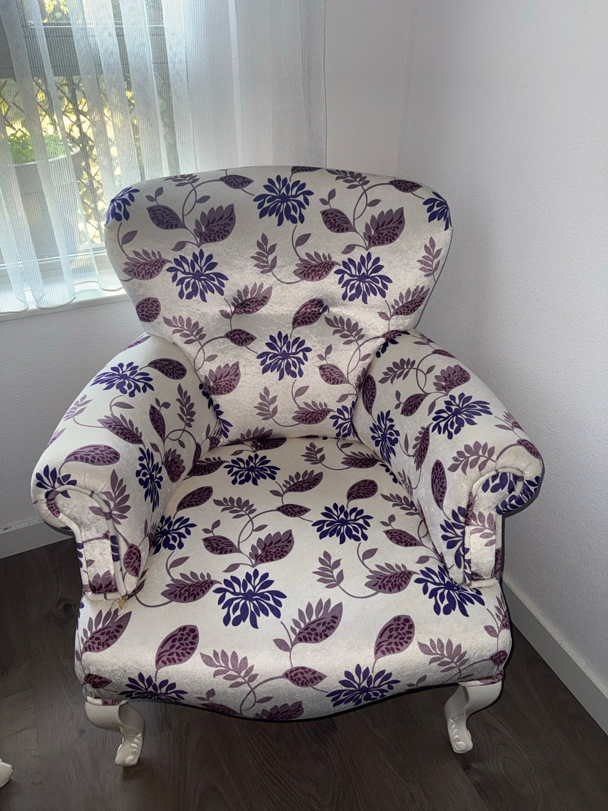 Twee comfortabele fauteuils met bloemenprint, Ophalen, Twee, Overige kleuren, Zo goed als nieuw