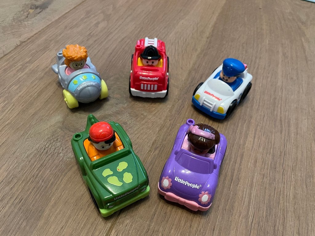 5 fisher price little tikes auto, Ophalen, Zo goed als nieuw, Auto of Voertuig