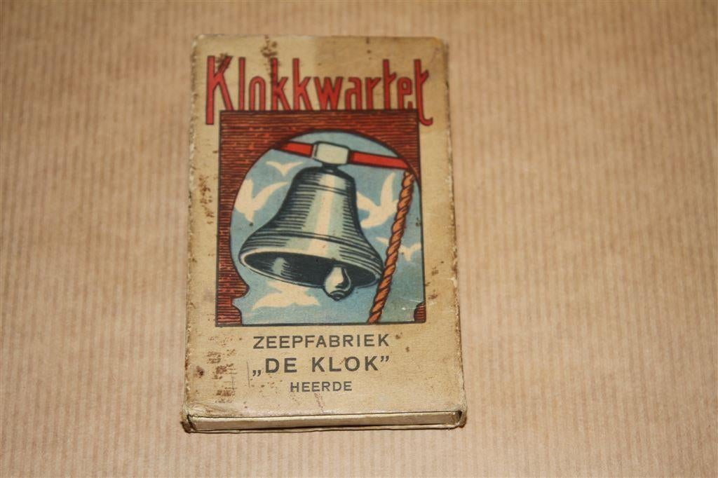Kwartetspel - Klokkwartet Zeepfabriek De Klok - 1930 !!, Verzamelen, Ophalen of Verzenden, Gebruikt, Overige typen