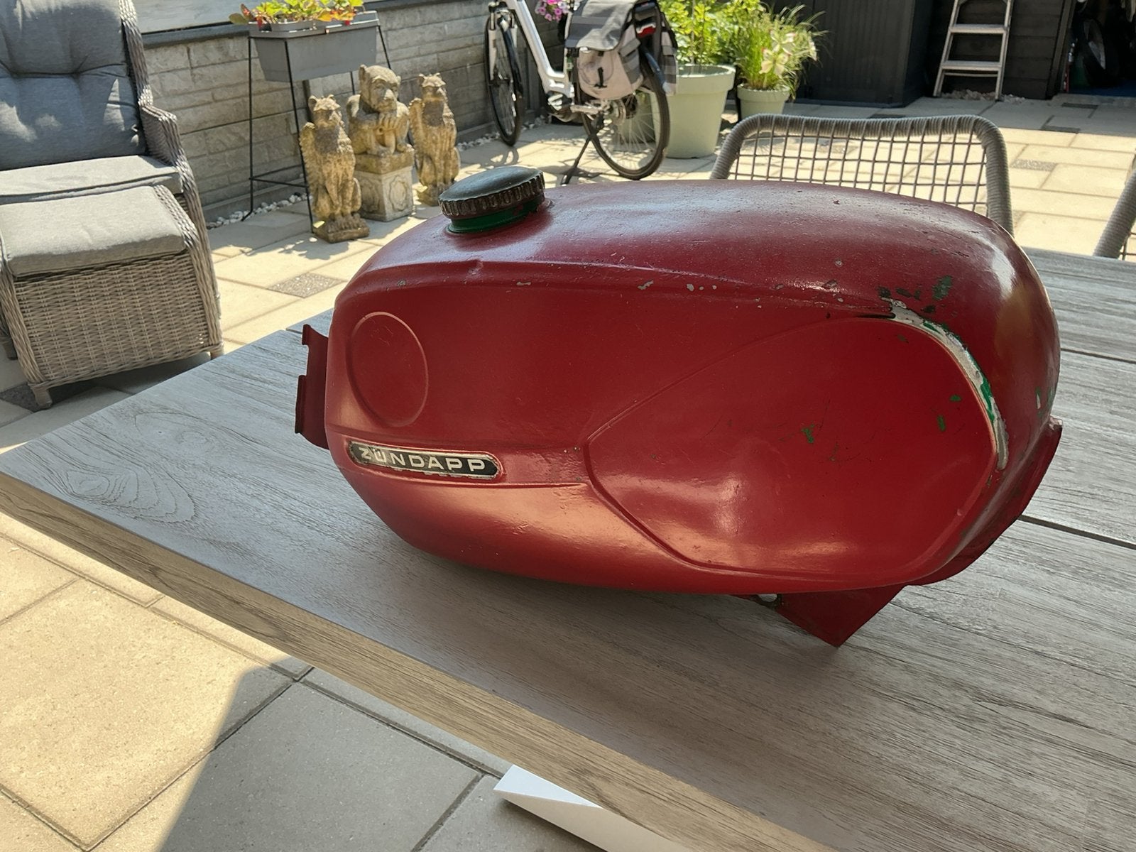 Te koop zundapp 517 flappentank is schoon en droog binnen., Ophalen of Verzenden, Gebruikt, Tank