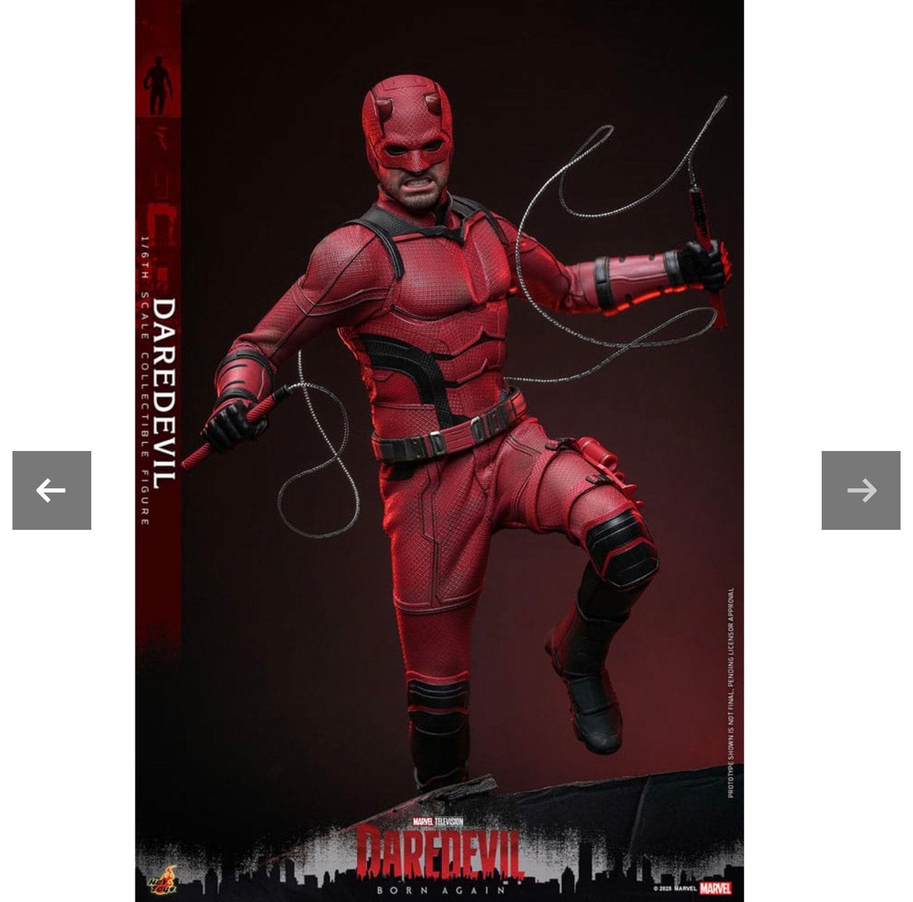 Hot toys daredevil born again GESEALED, Ophalen of Verzenden, Zo goed als nieuw, 1:35 tot 1:50