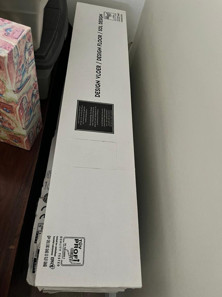 VERKOCHT! PVC visgraat Blank eiken 32 m2, Kunststof, 50 tot 150 cm, Nieuw, Ophalen of Verzenden