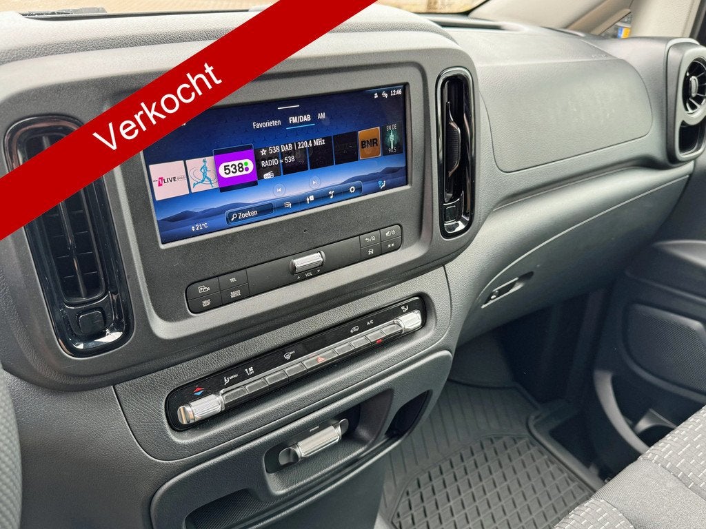 Mercedes-Benz Vito 116 L2 Pro Bpm vrij Multibeam 19 Inch 2.5, Automaat, 12 maanden, Gebruikt, Zwart