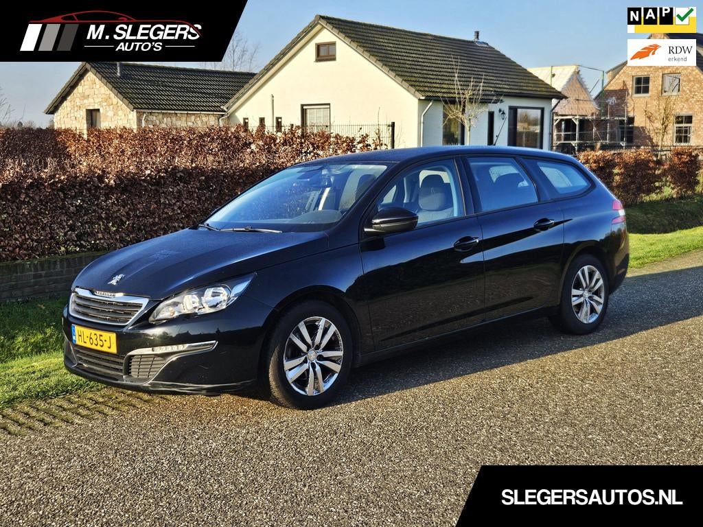 Peugeot 308 SW 1.6 BlueHDI Blue Lease Pack, Auto's, Peugeot, Voorwielaandrijving, Gebruikt, 4 cilinders, Zwart
