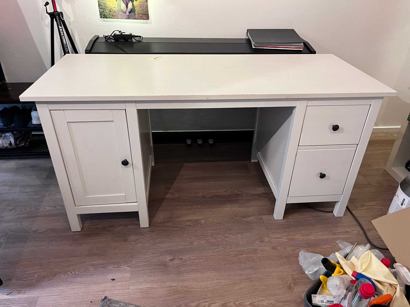 Ikea bureautje Hemnes, Huis en Inrichting, Bureaus, Ophalen, Gebruikt