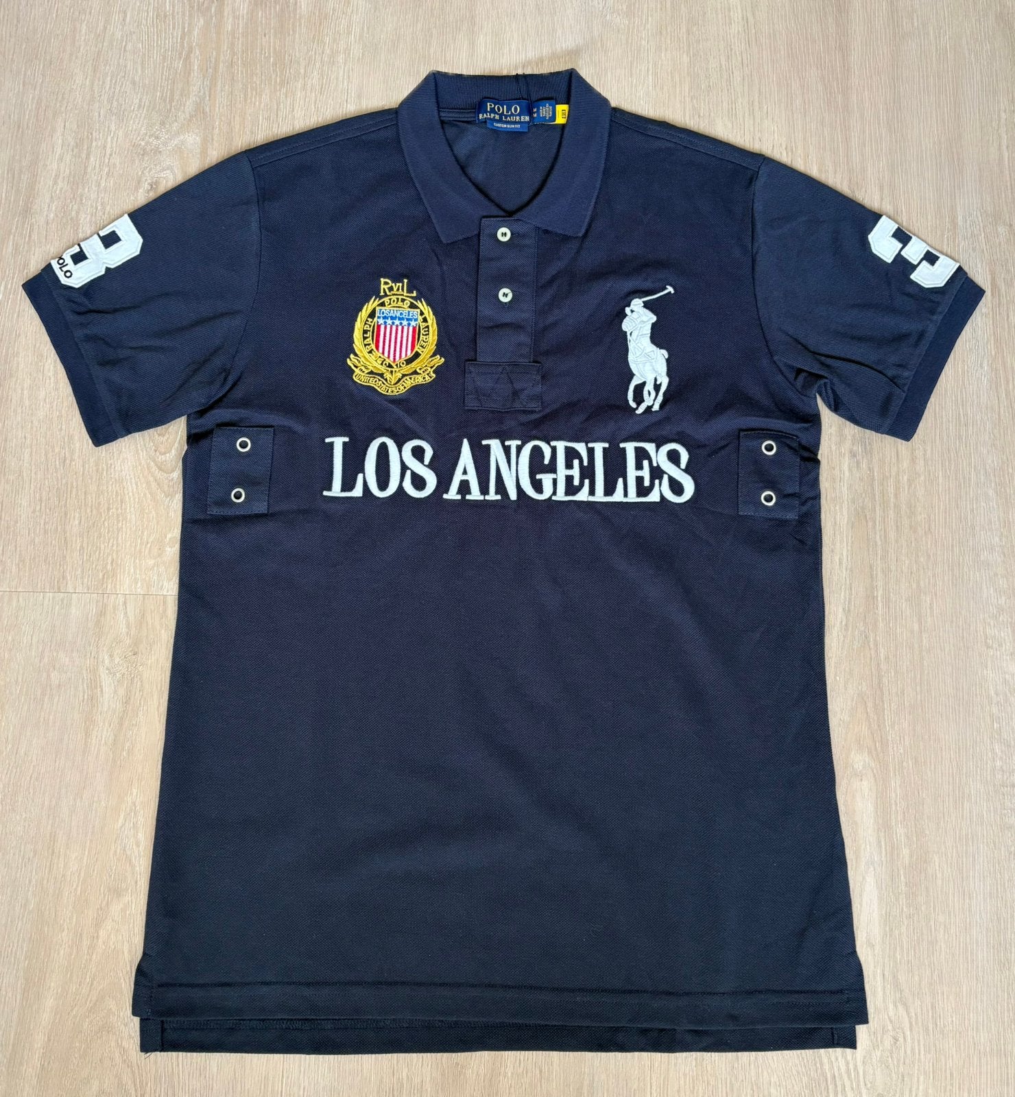 Polo ralph lauren ‘Los Angeles’ | Maat M, Kleding | Heren, Polo's, Nieuw, Maat 48/50 (M), Blauw, Verzenden