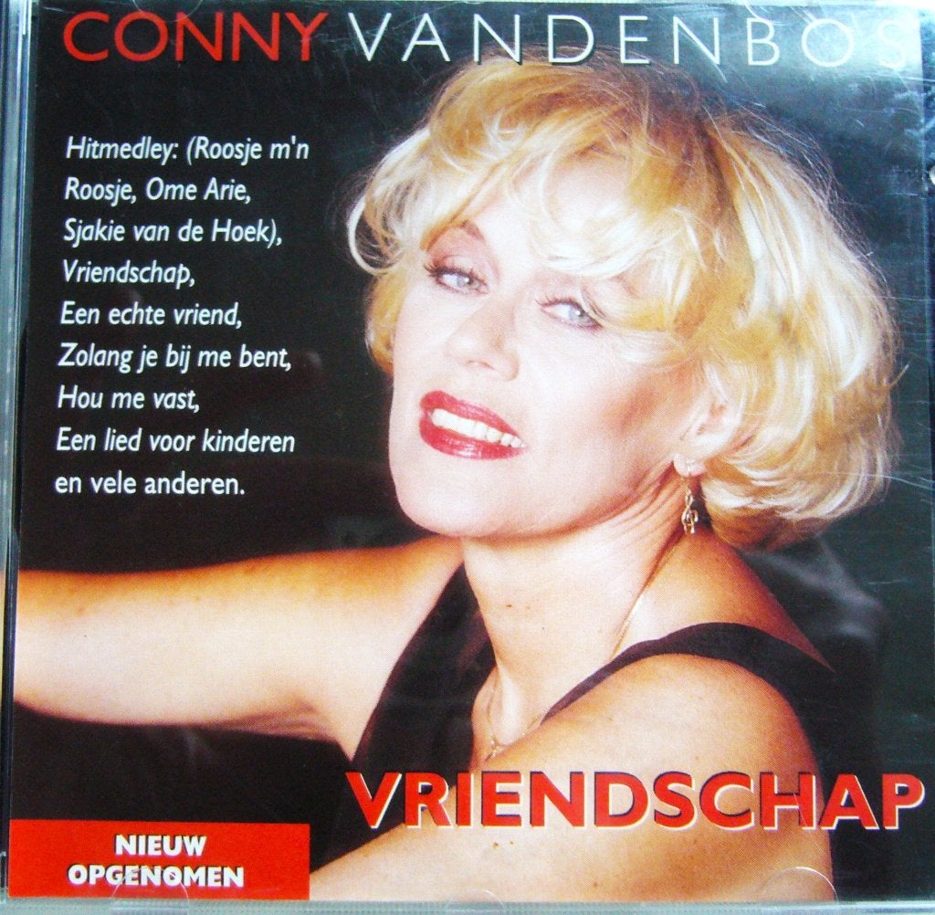 Conny Vandenbos Vriendschap cd Van den bos Zeg Me niet zo is, Ophalen of Verzenden, Zo goed als nieuw, Levenslied of Smartlap