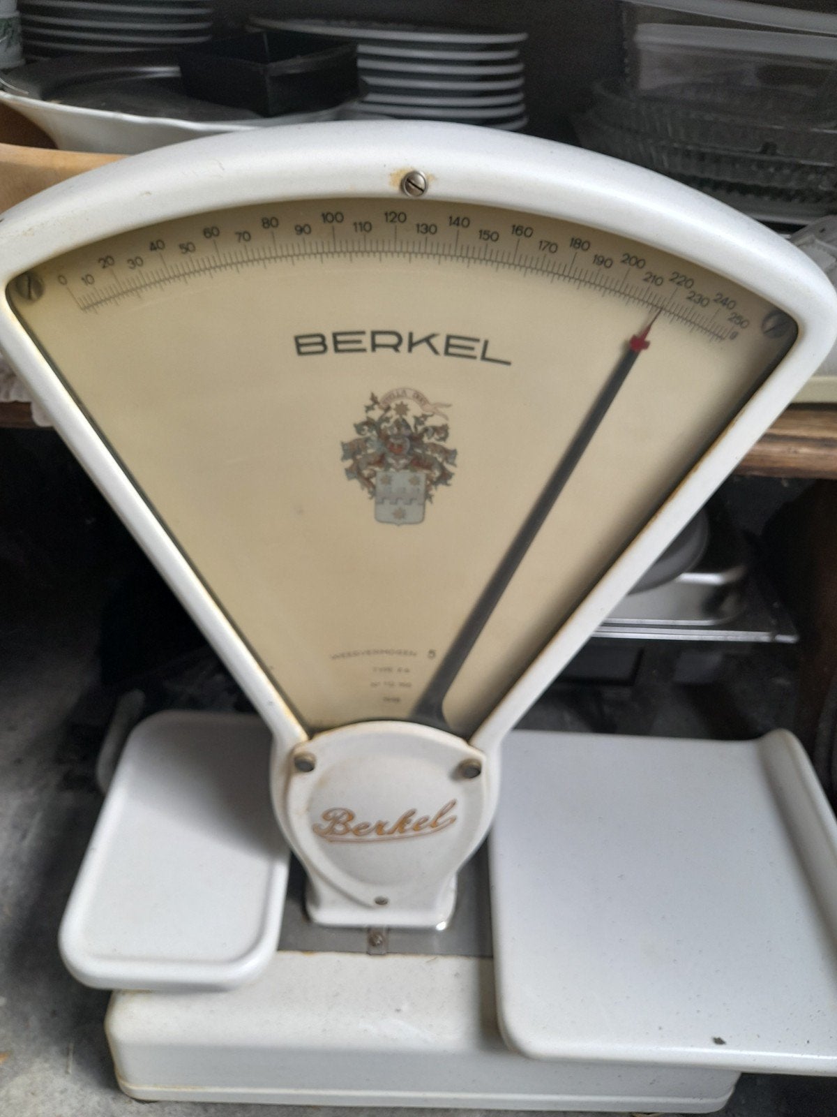 Vintage Berkel Weegschaal - Decoratief en Functioneel, Antiek en Kunst, Ophalen of Verzenden