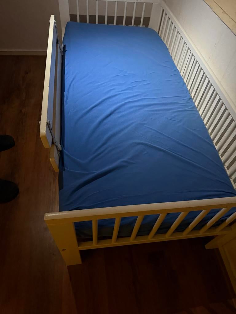 Kinderbed met matras, Ophalen, Gebruikt, 70 tot 85 cm, Matras
