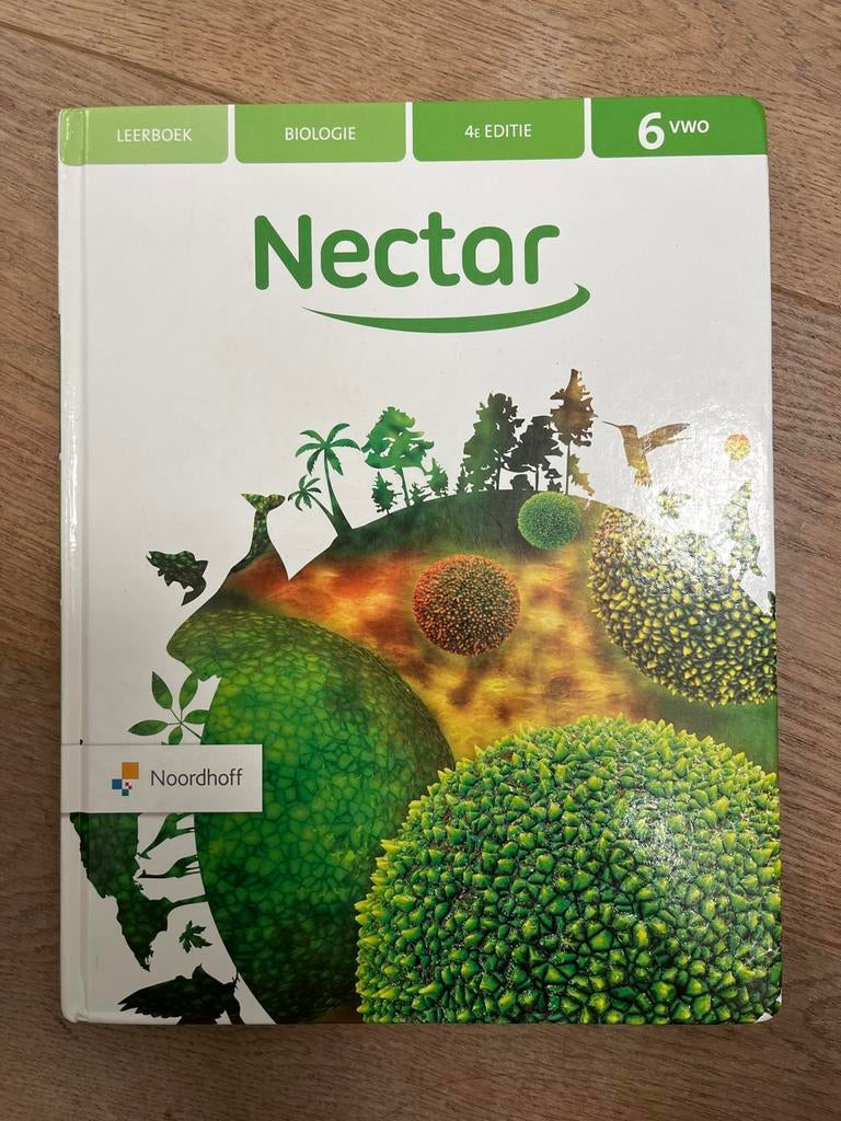 Nectar Biologie Leerboek 6 VWO 4e editie Noordhoff, Boeken, Schoolboeken, Zo goed als nieuw, Biologie, VWO, Ophalen of Verzenden