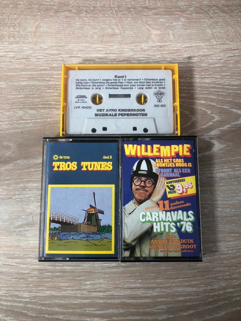 Voor de liefhebber van Cassettebandjes, Cd's en Dvd's, Gebruikt, 2 t/m 25 bandjes, Overige genres, Ophalen of Verzenden