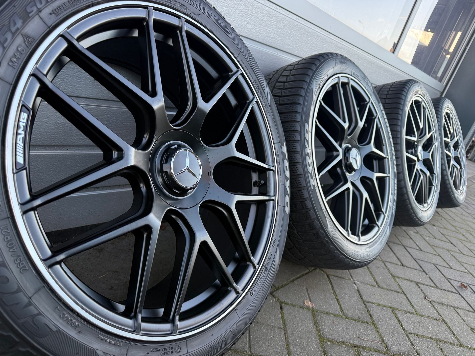21 inc Mercedes AMG GLC C253 X253 GLC 43 velgen winterbanden, Gebruikt, -, 265 mm, -