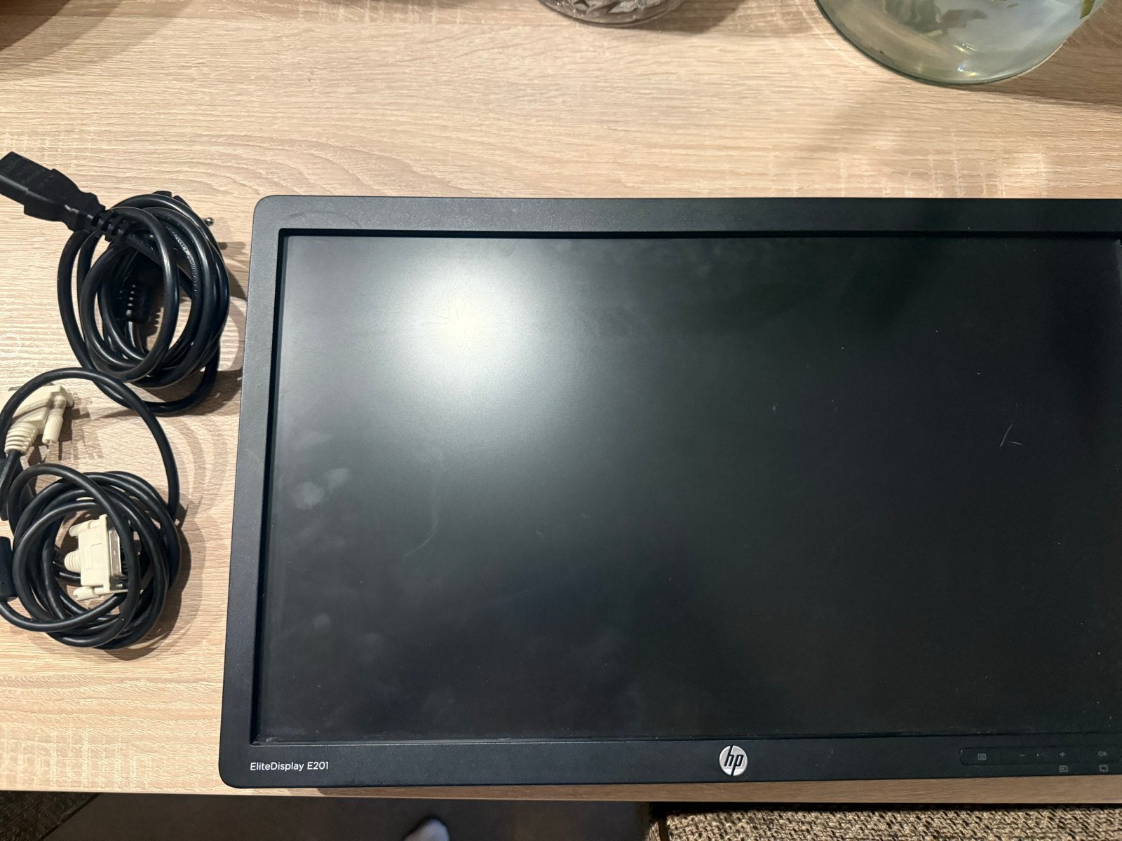 HP EliteDisplay E201 Monitor - Gebruikt, Computers en Software, Ophalen of Verzenden, Gebruikt, DVI