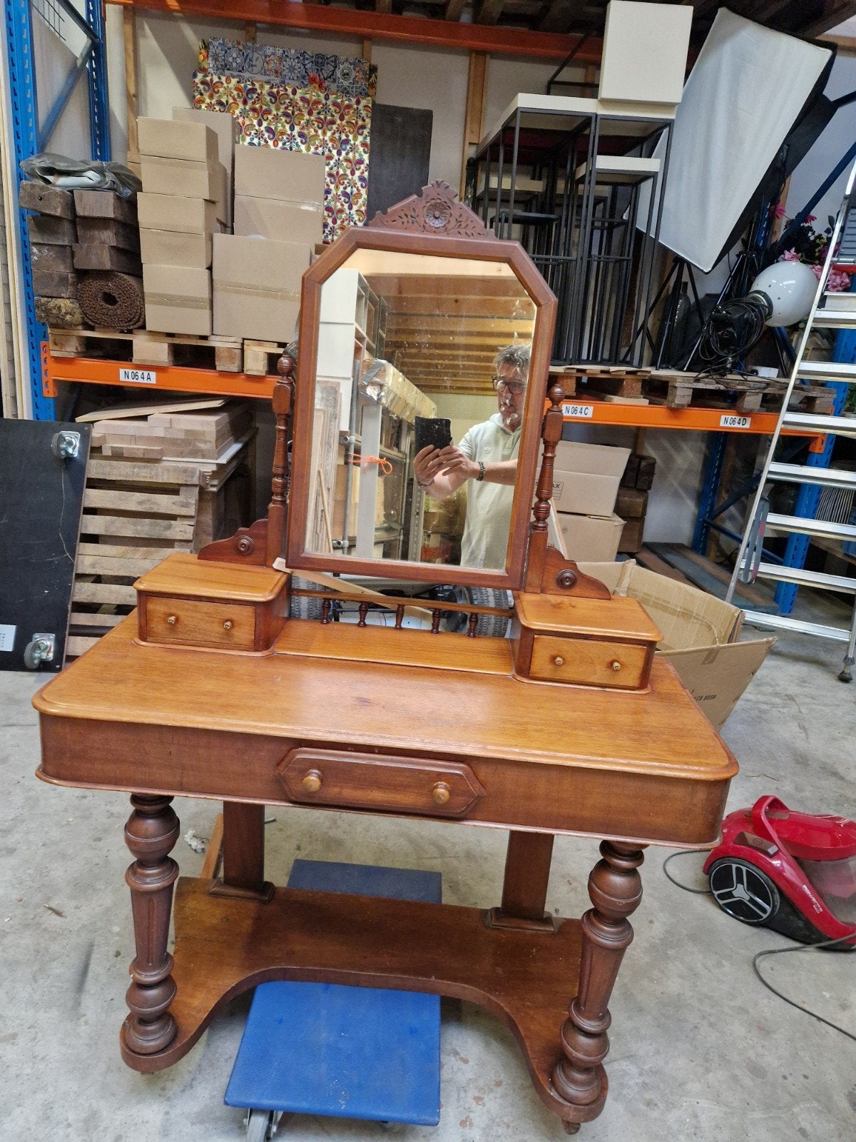Kaptafel antiek, Ophalen of Verzenden