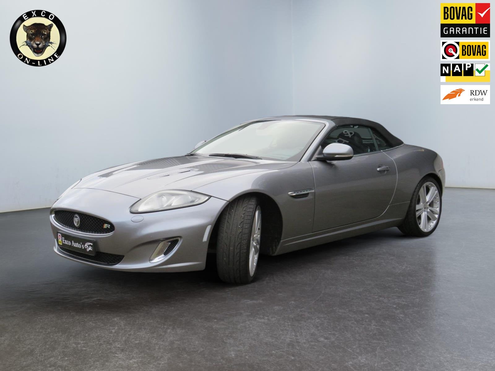 Jaguar XKR 5.0 V8 S/C Convertible, Auto's, Dealer onderhouden, Gebruikt, 510 pk, Cabriolet