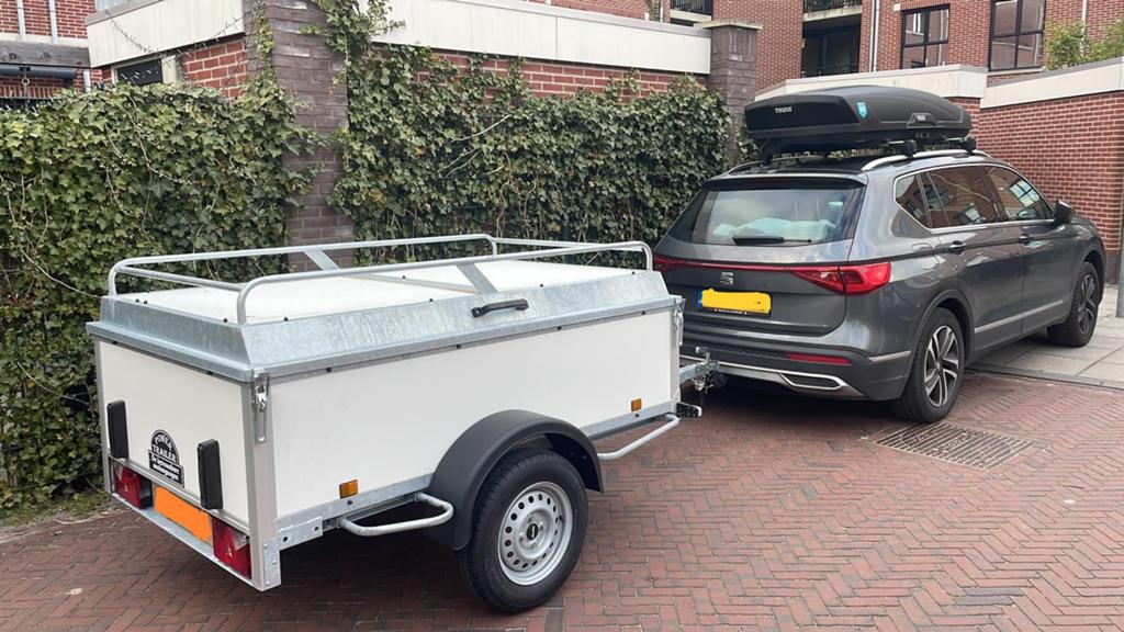 Powerttailer bagagewagen aanhanger ruim en zo als nieuw, Auto diversen, Aanhangers en Bagagewagens, Ophalen, Zo goed als nieuw