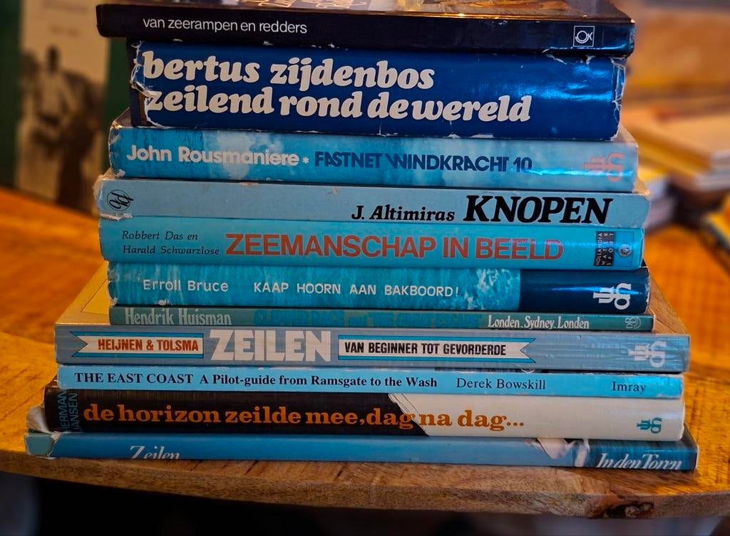 Boeken over zeilen, Ophalen, Gelezen, Diverse auteurs