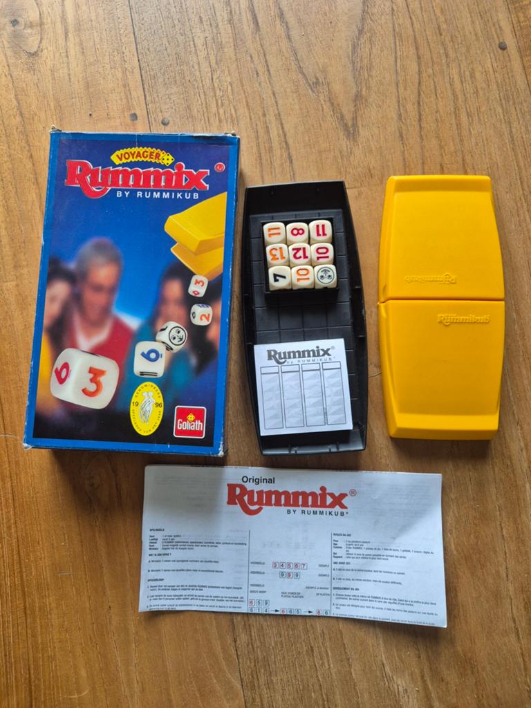 Rummix Reisspel van Rummikub - Compact en Compleet, Gebruikt, Goliath, Ophalen of Verzenden, Een of twee spelers