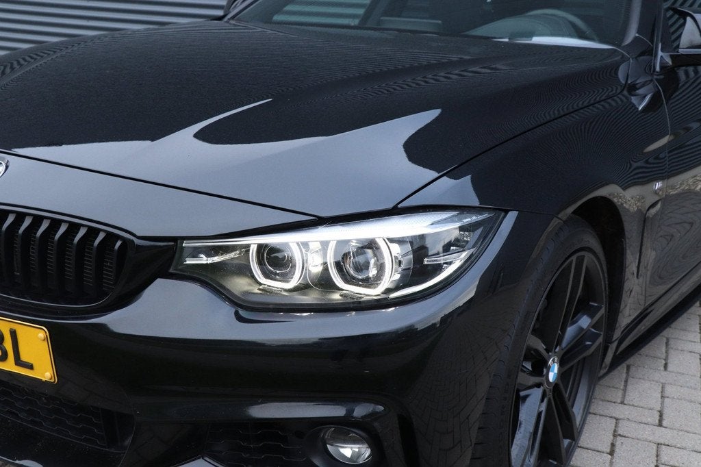 BMW 4-serie Gran Coupé 418i M Sport | M-Pakket | Pano | Goe, Auto's, BMW, Automaat, Euro 6, Zwart, Bedrijf