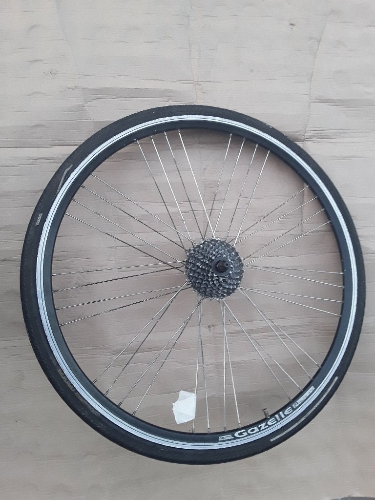28 inch fietswiel 8 versnellingen (Condie Goed)*Bieden Mag*, Fietsen en Brommers, Fietsonderdelen, Ophalen, Gebruikt, Ligfiets