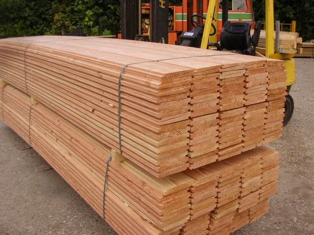 Douglas Zweeds (zwart)  rabat  Lengtes: 3000/4000/5000mm, Ophalen of Verzenden, Nieuw, 250 cm of meer, Planken