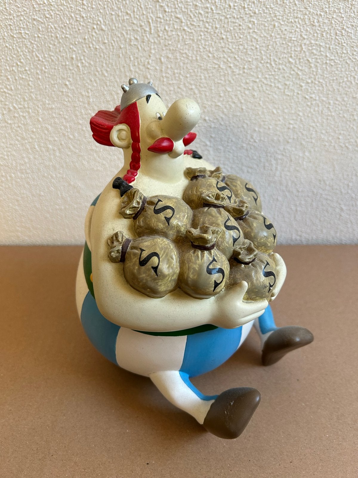 Obelix Spaarpot Plastoy - Collector's Item, Ophalen, Gebruikt, Kunststof, Strip- of Tekenfilmfiguur
