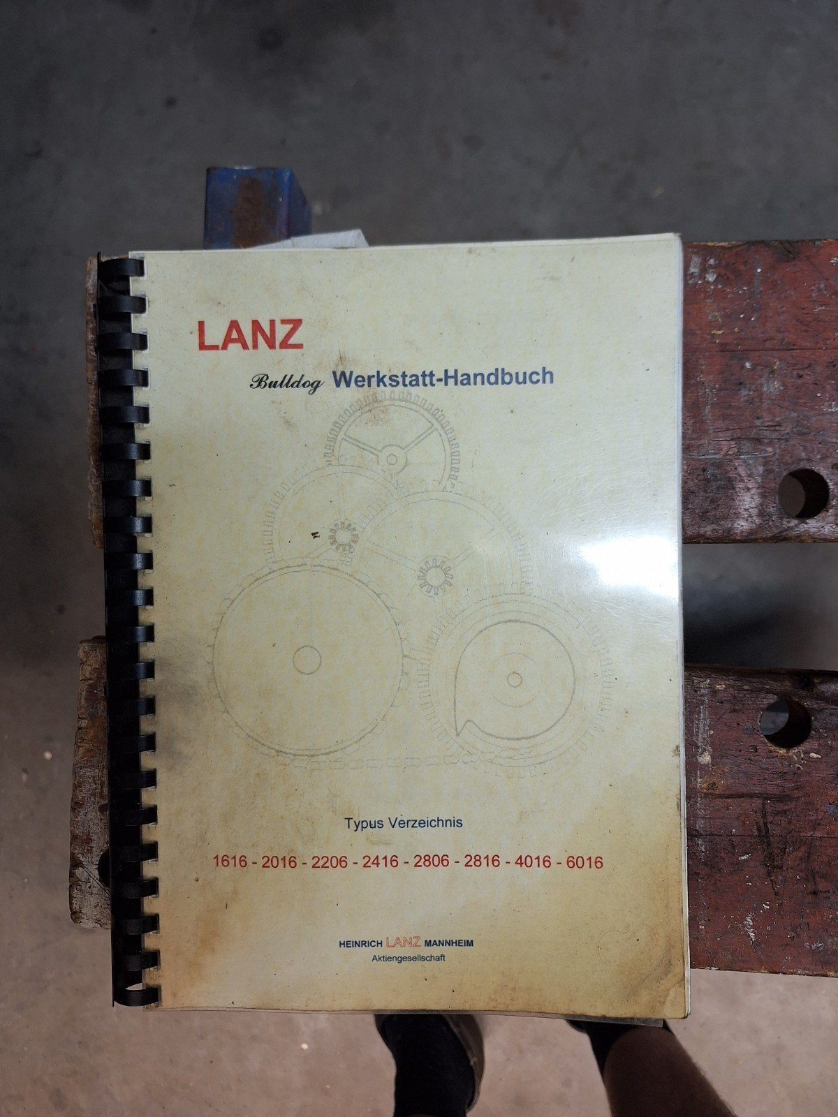 Lanz Bulldog Werkstatt-Handbuch Typus Verzeichnis, Ophalen, Gelezen, Autotechniek, Heinrich Lanz Mannheim Aktiengesellschaft