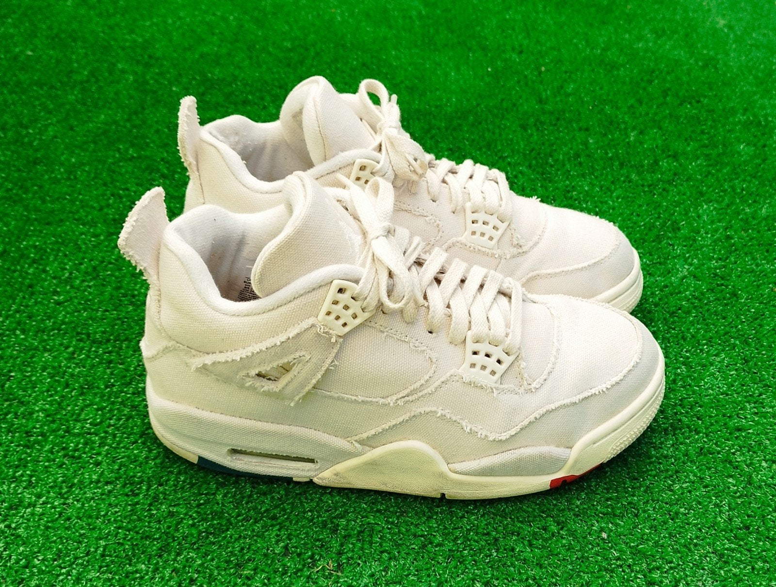 Jordan 4 Retro Sail Canvas (W) - Maat 38, Beige, Jordan, Jordan, Ophalen of Verzenden