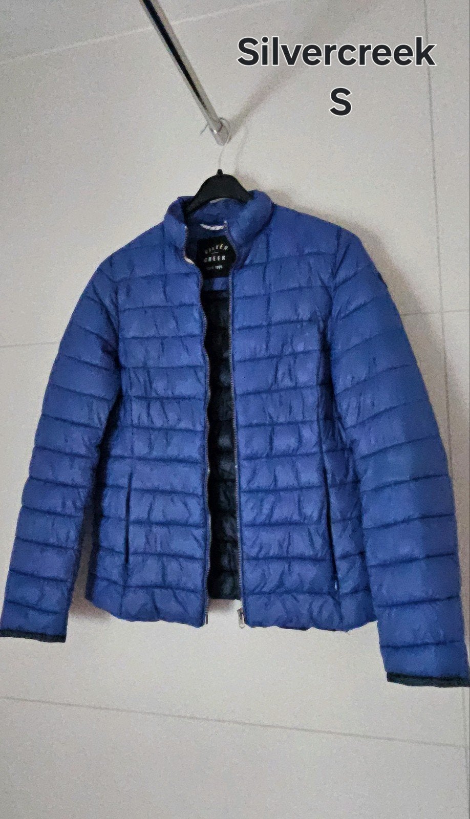 Silvercreek gewatteerde jas - maat S, Kleding | Dames, Blauw, Ophalen of Verzenden, Maat 36 (S), Gedragen