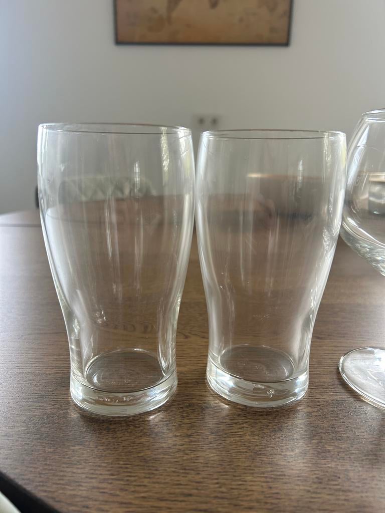 Diverse bierglazen set, Antiek en Kunst, Antiek | Glas en Kristal, Ophalen